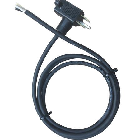 Sump Alarm Piggyback Power Cord, 6 Ft., Control of Pumps or Motors, 10 Amp Load @ 120 Volts PC-PB-6-18-2